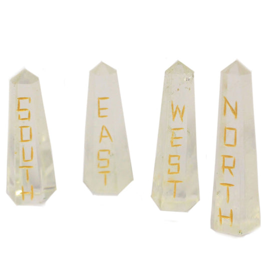 Quartz Points of the Compass Set