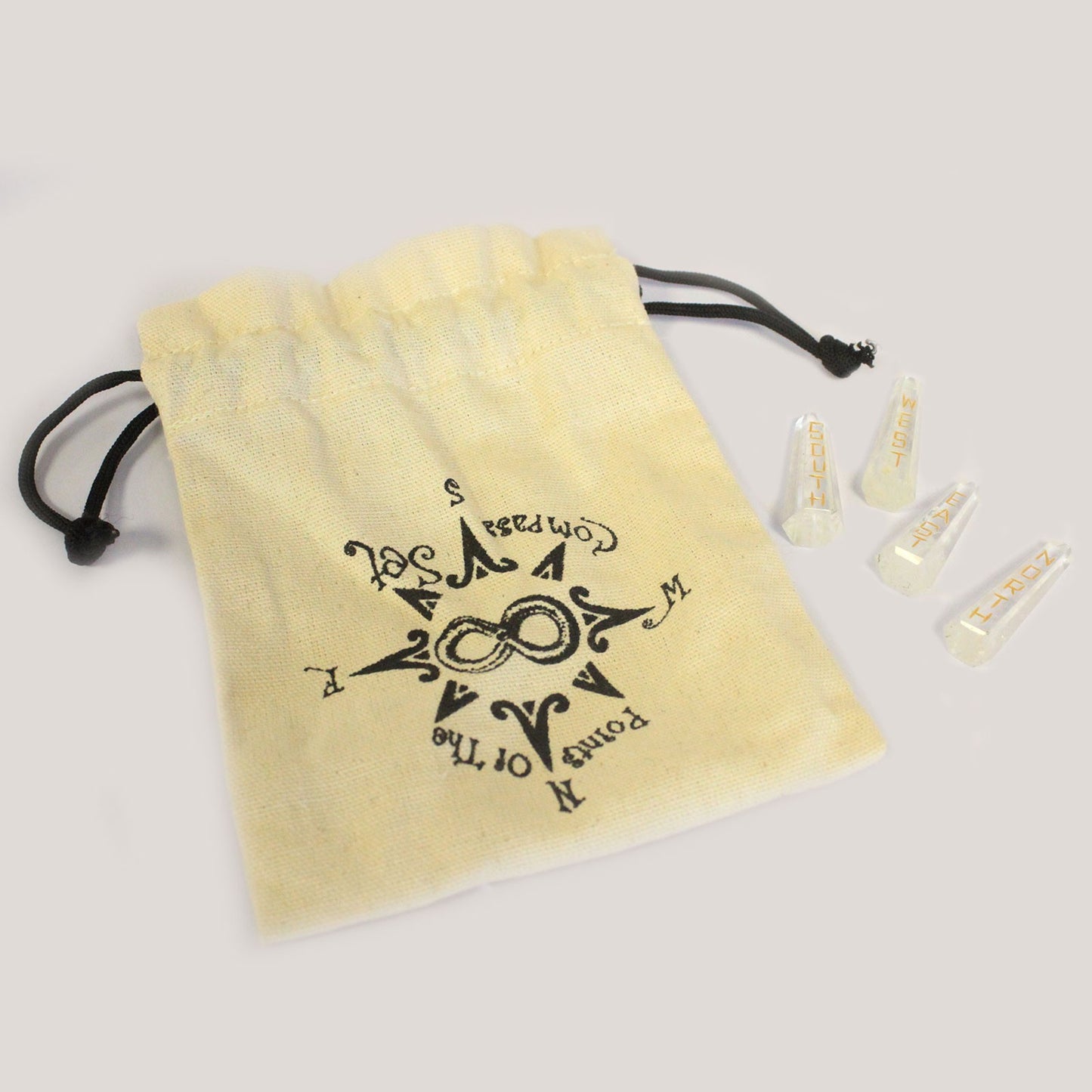 Quartz Points of the Compass Set