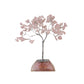 Gemstone Tree with Organite Base - 80 Stone - Rose Quartz