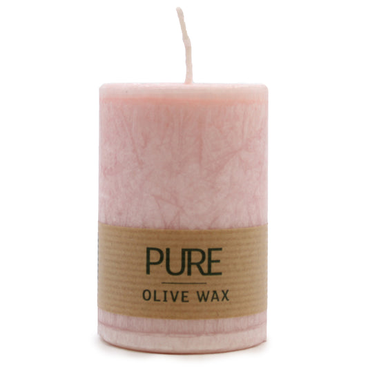 Vegan Olive Wax Candle- Antique Rose