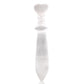 Selenite Large Ritual Knife - Spiral 25 cm