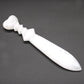 Selenite Large Ritual Knife - Spiral 25 cm