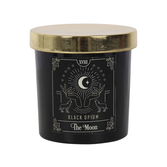 The Moon Tarot Candle - Black Opium